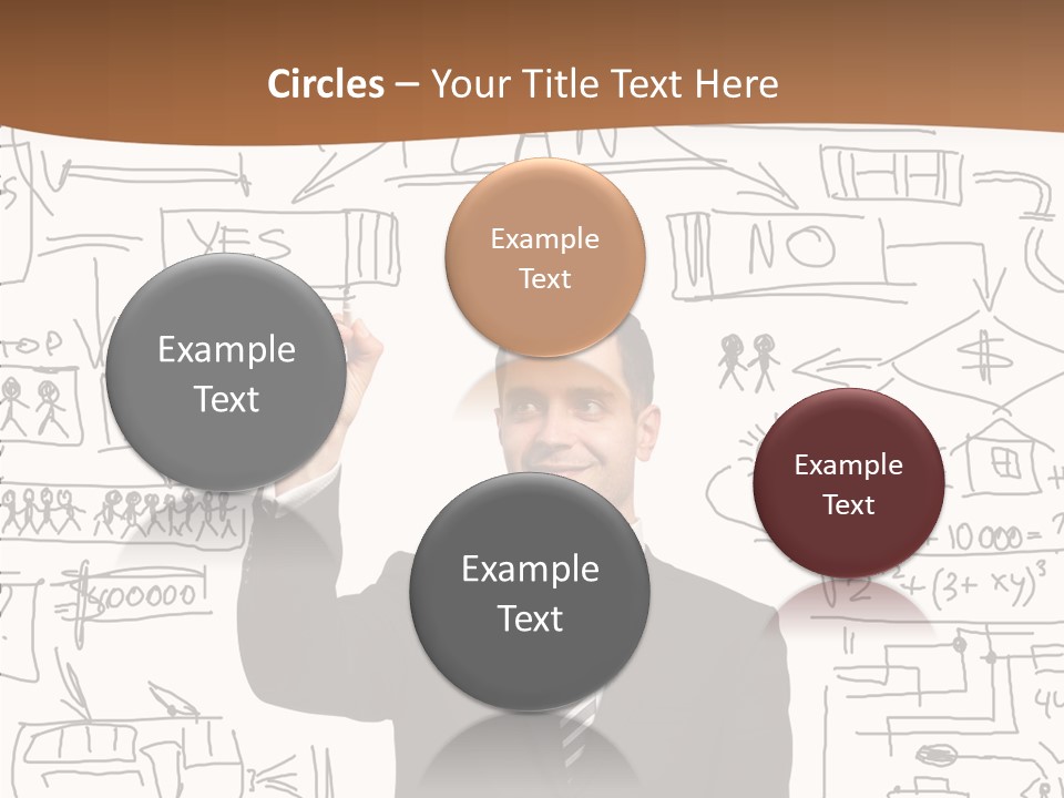 Glass Show Diagram PowerPoint Template