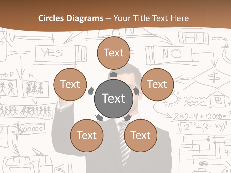 Glass Show Diagram PowerPoint Template