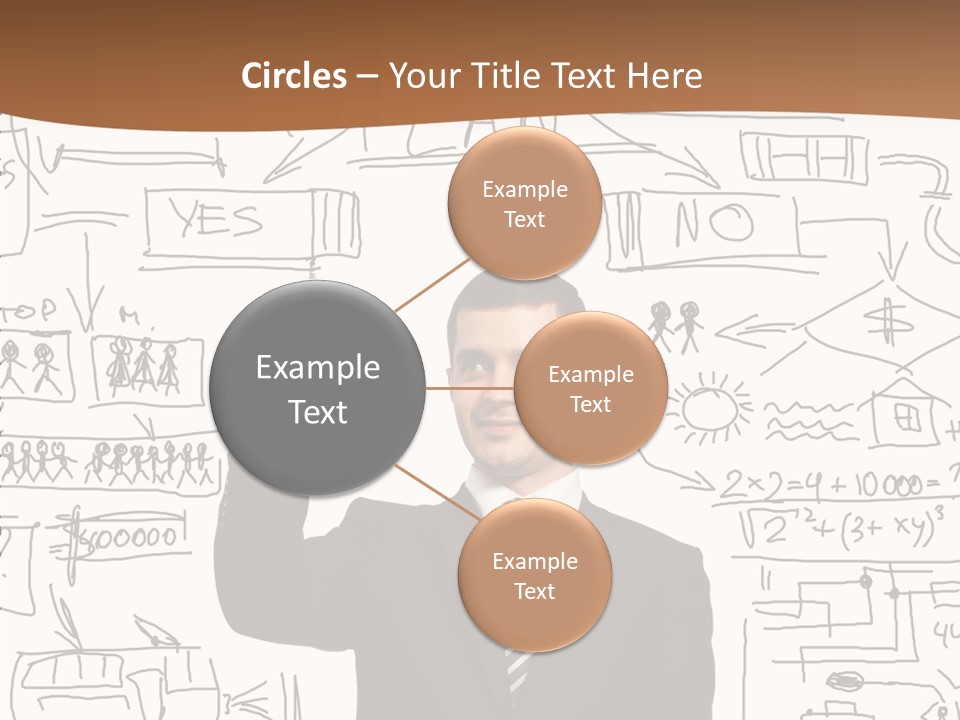 Glass Show Diagram PowerPoint Template
