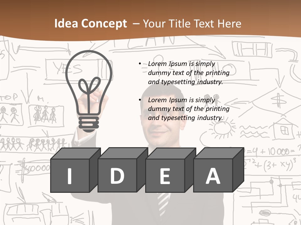 Glass Show Diagram PowerPoint Template