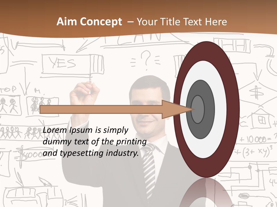Glass Show Diagram PowerPoint Template