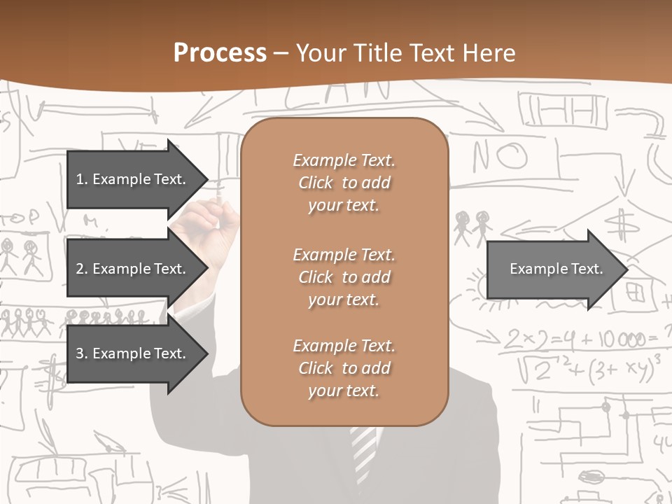 Glass Show Diagram PowerPoint Template