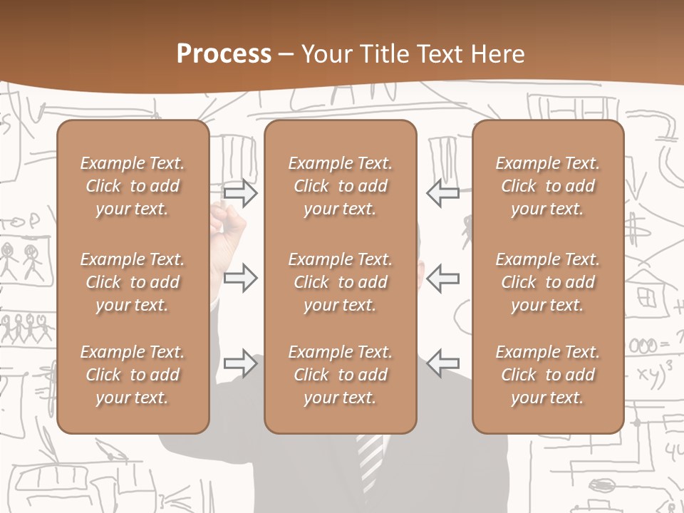Glass Show Diagram PowerPoint Template