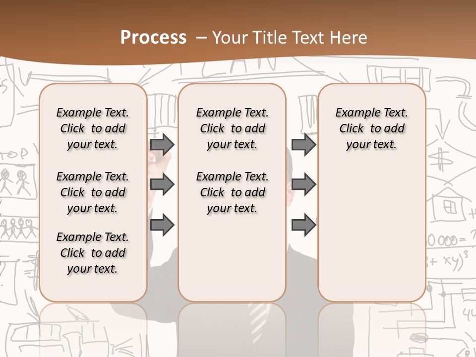 Glass Show Diagram PowerPoint Template