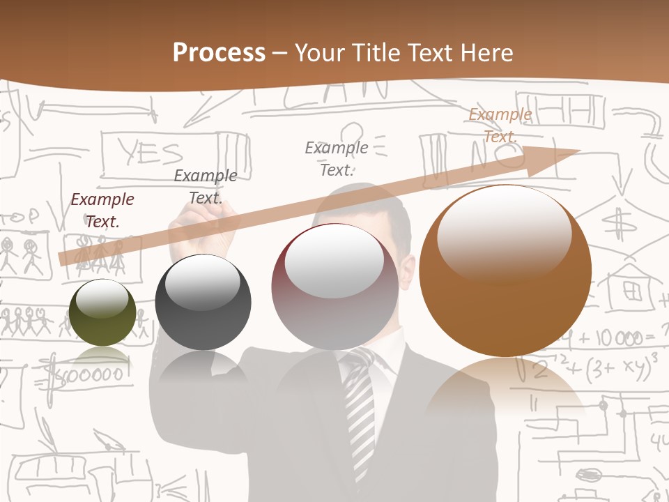 Glass Show Diagram PowerPoint Template