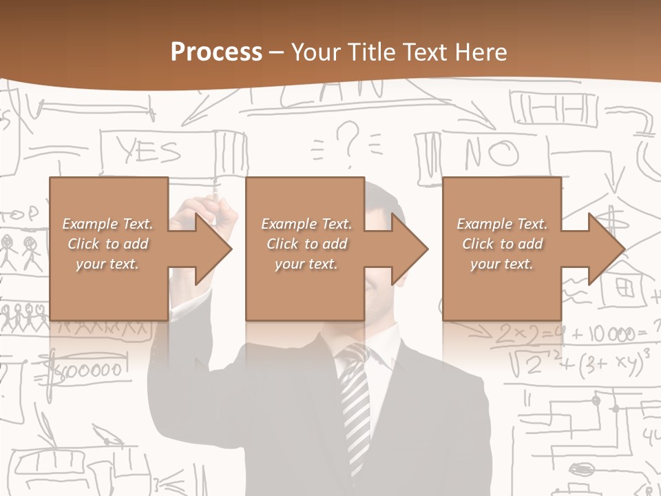 Glass Show Diagram PowerPoint Template