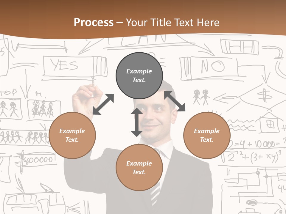 Glass Show Diagram PowerPoint Template