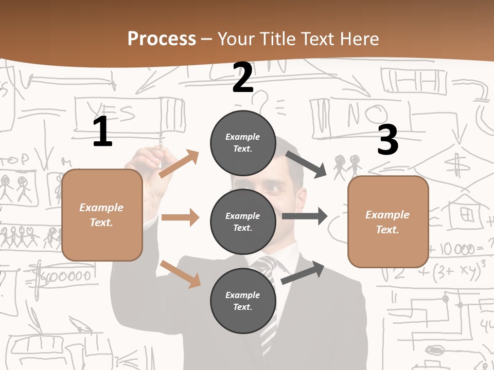 Glass Show Diagram PowerPoint Template