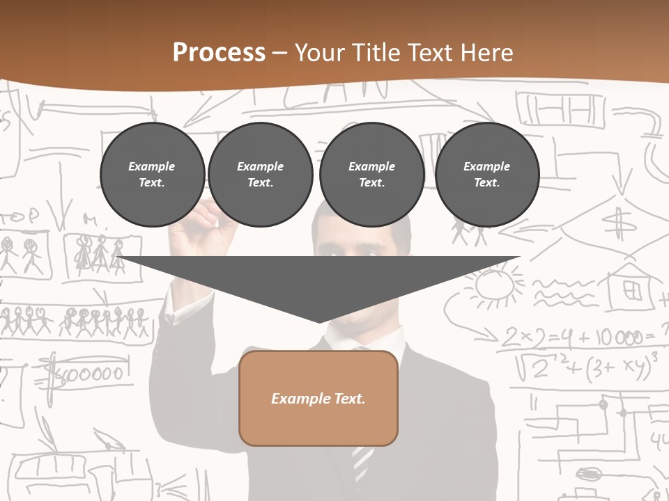 Glass Show Diagram PowerPoint Template