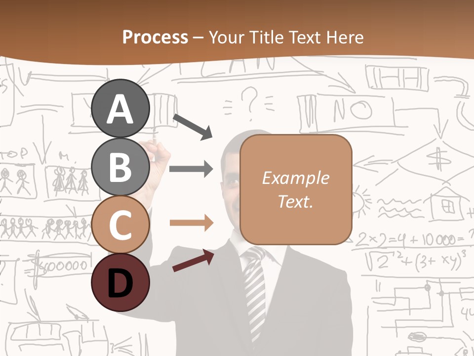 Glass Show Diagram PowerPoint Template