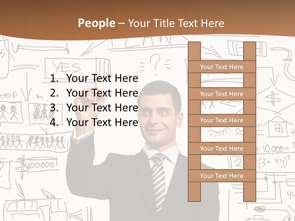 Glass Show Diagram PowerPoint Template