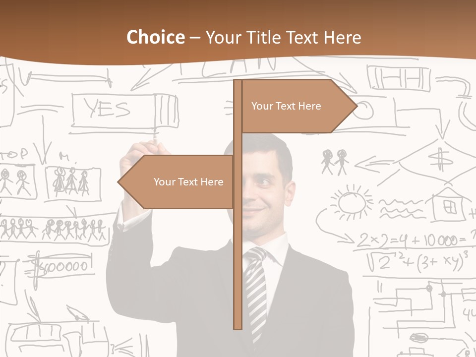 Glass Show Diagram PowerPoint Template