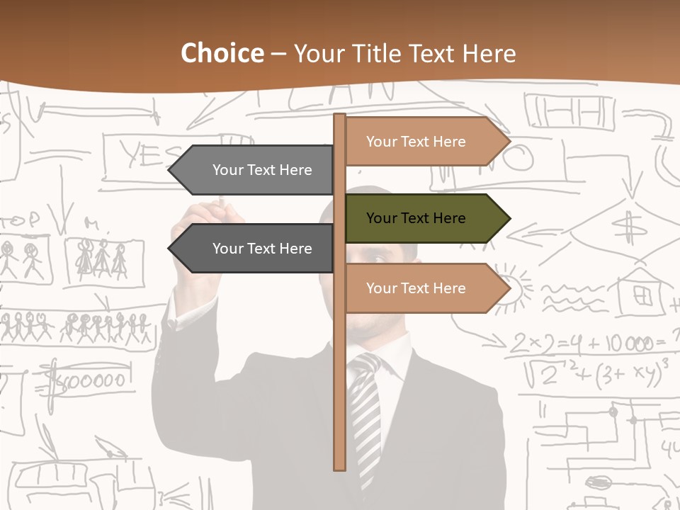 Glass Show Diagram PowerPoint Template