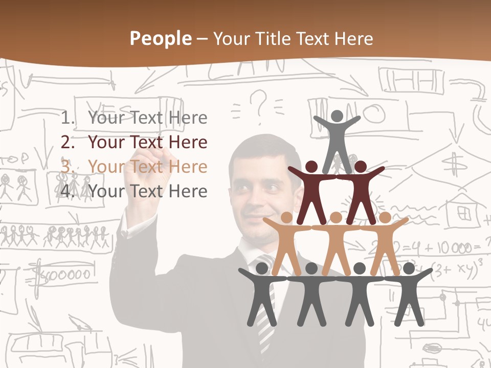 Glass Show Diagram PowerPoint Template