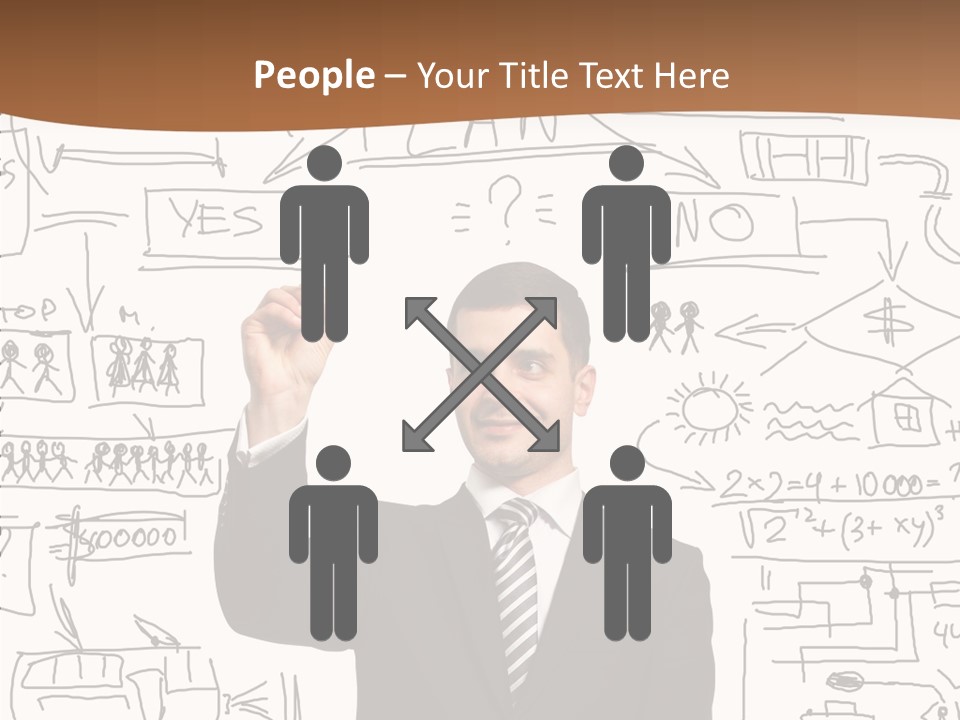 Glass Show Diagram PowerPoint Template