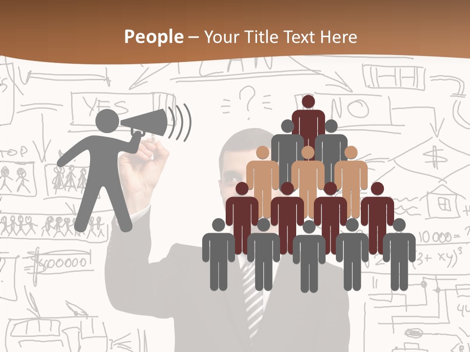 Glass Show Diagram PowerPoint Template