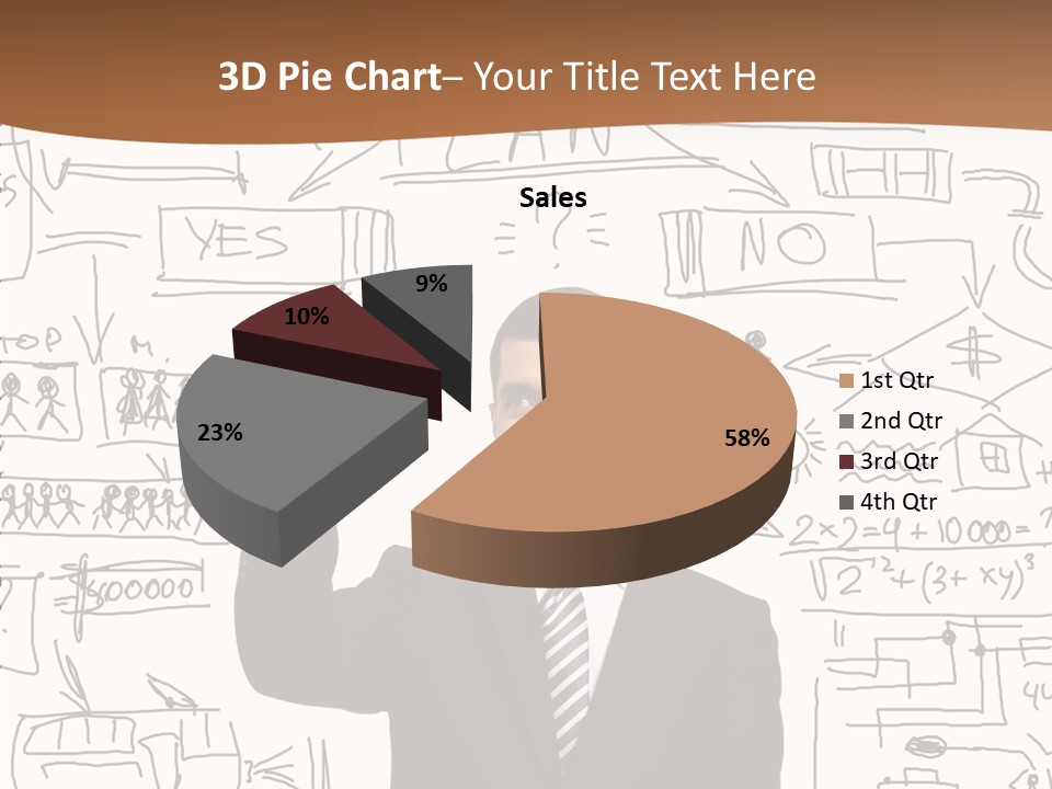 Glass Show Diagram PowerPoint Template
