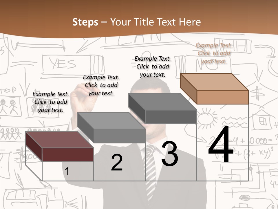 Glass Show Diagram PowerPoint Template