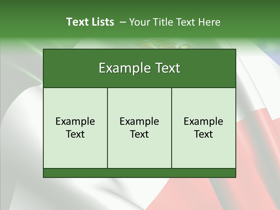 Mexico Wave National PowerPoint Template