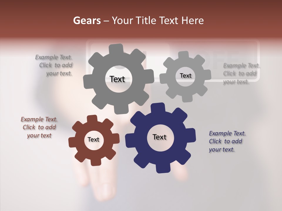 Corporation Push World PowerPoint Template