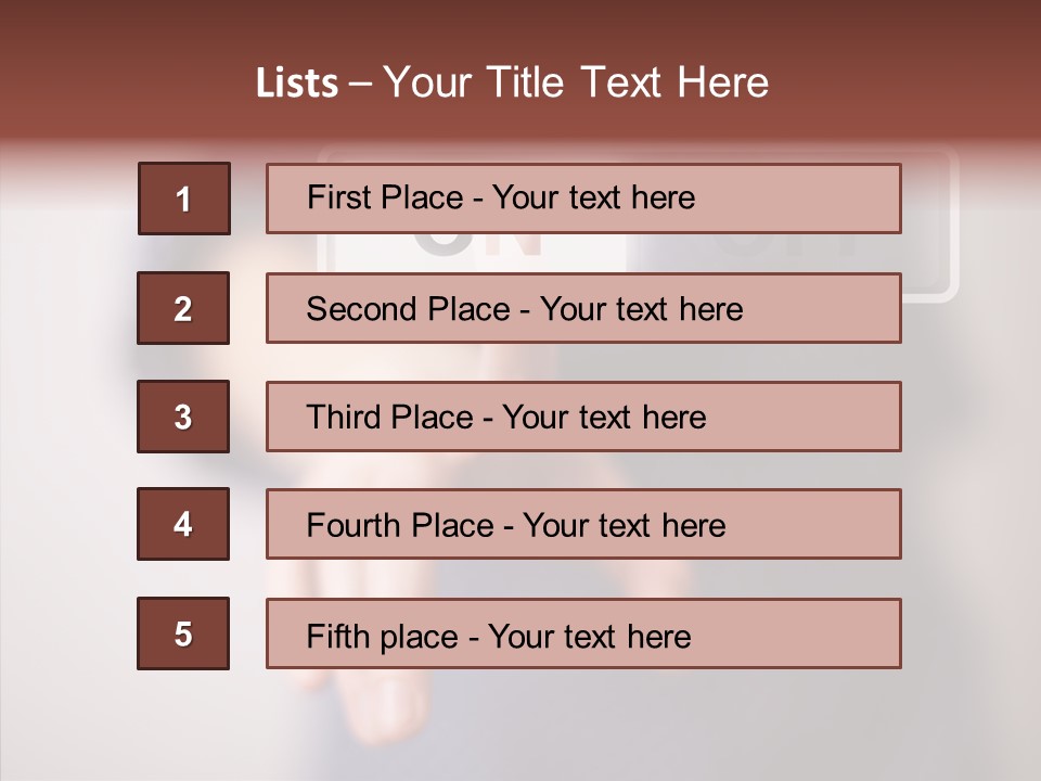 Corporation Push World PowerPoint Template