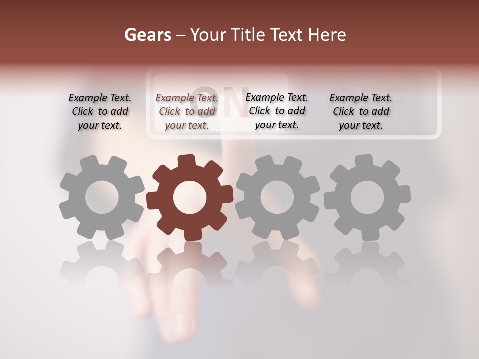 Corporation Push World PowerPoint Template