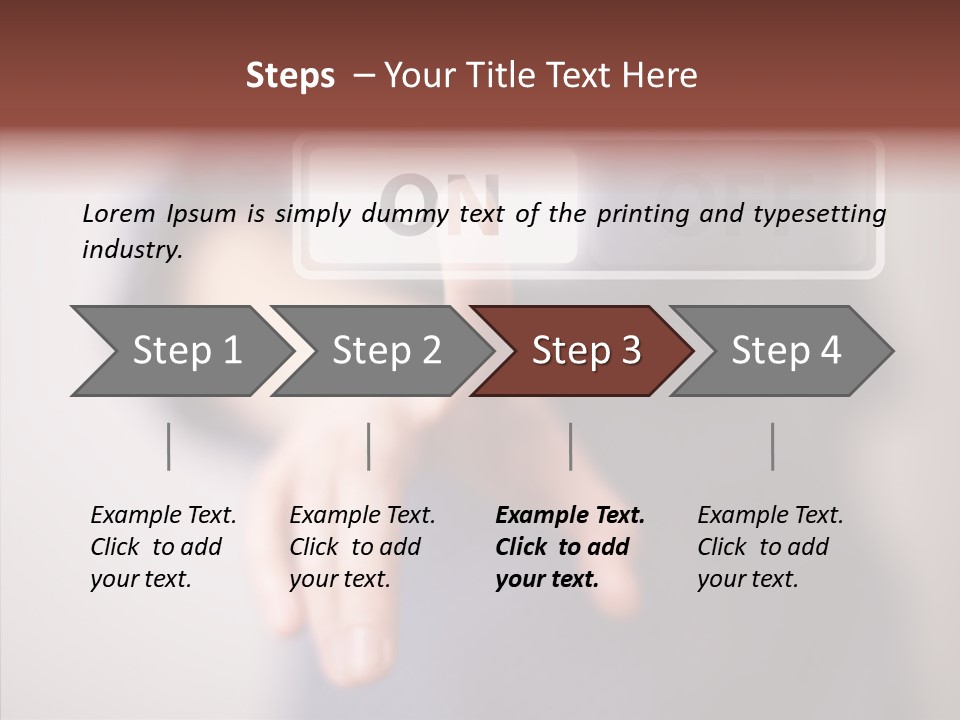 Corporation Push World PowerPoint Template
