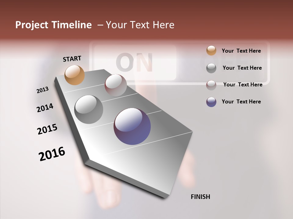 Corporation Push World PowerPoint Template