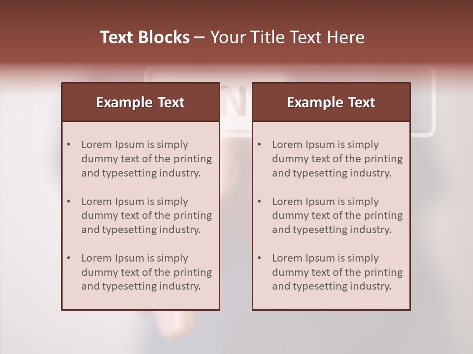Corporation Push World PowerPoint Template