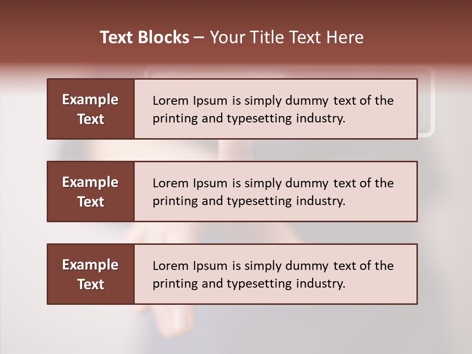 Corporation Push World PowerPoint Template