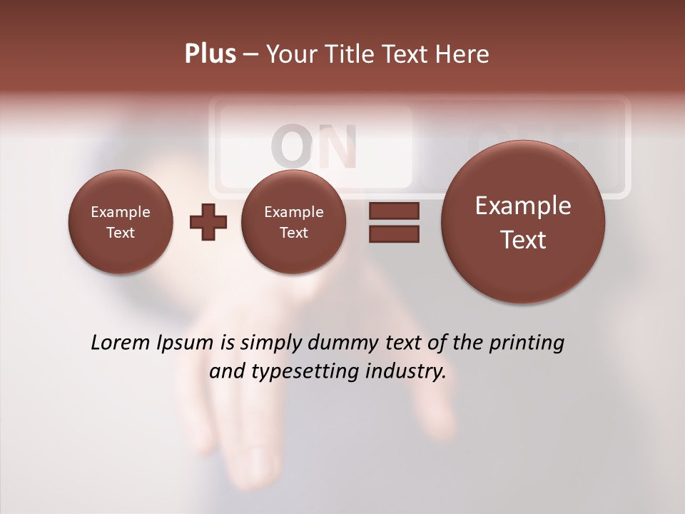 Corporation Push World PowerPoint Template