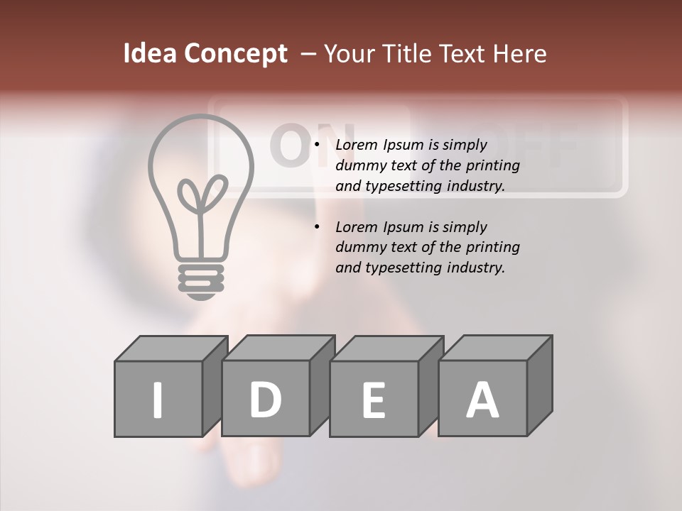 Corporation Push World PowerPoint Template