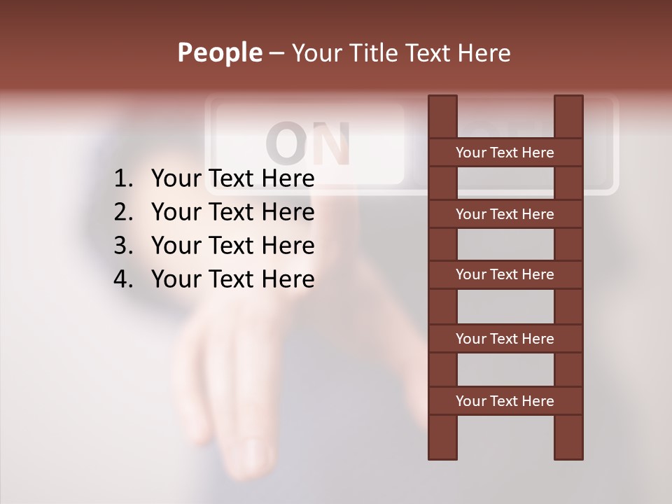 Corporation Push World PowerPoint Template