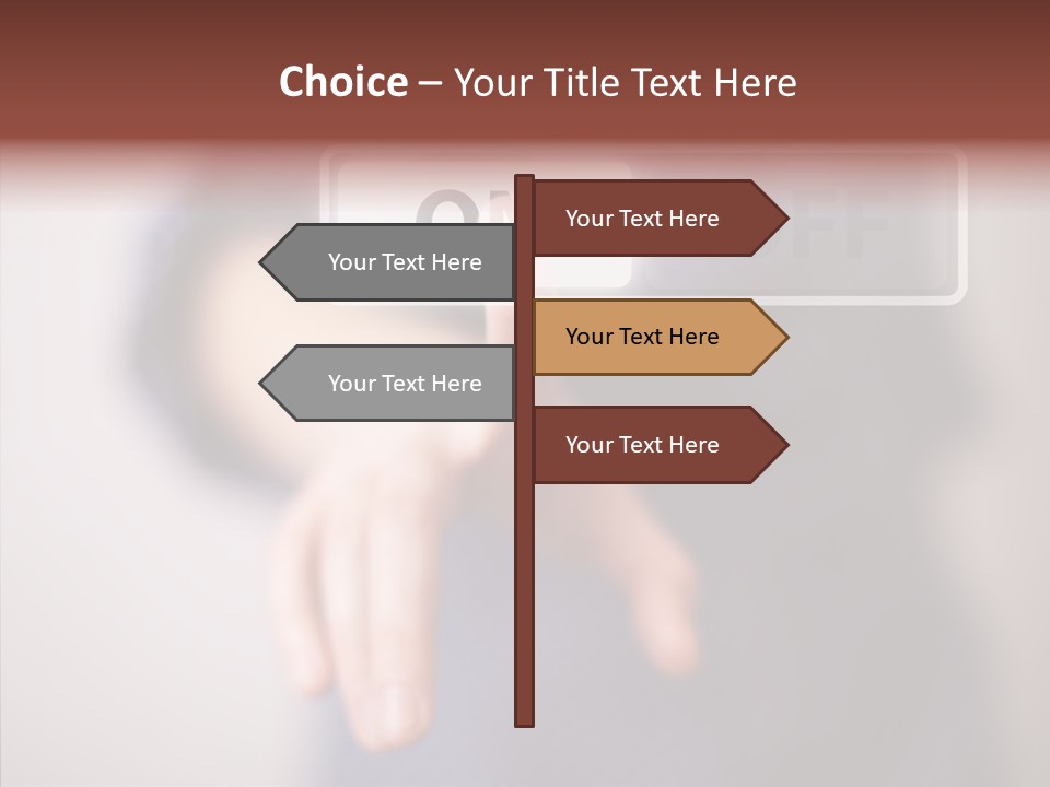 Corporation Push World PowerPoint Template