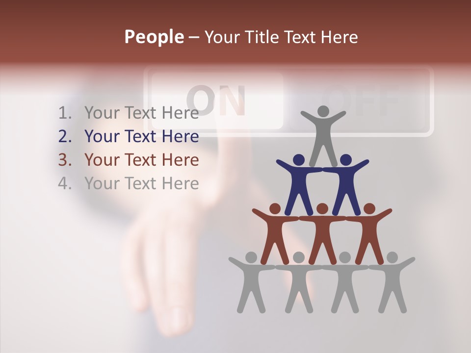 Corporation Push World PowerPoint Template
