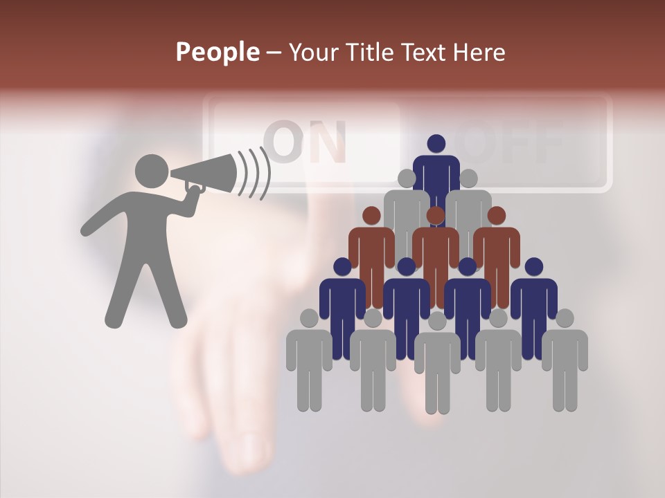 Corporation Push World PowerPoint Template