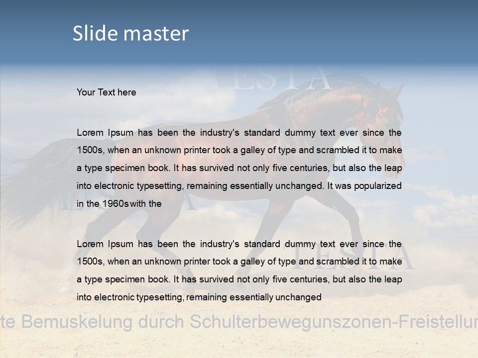 Nature Training Sportive PowerPoint Template