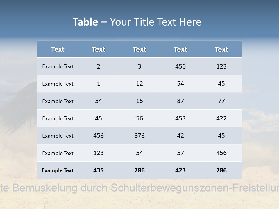Nature Training Sportive PowerPoint Template