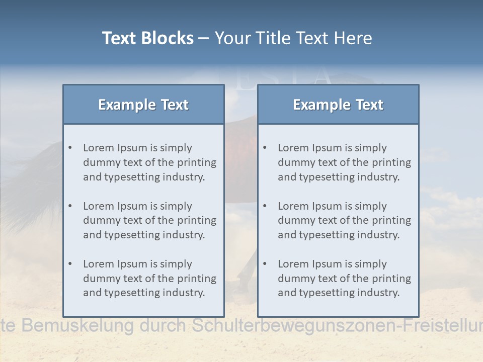 Nature Training Sportive PowerPoint Template