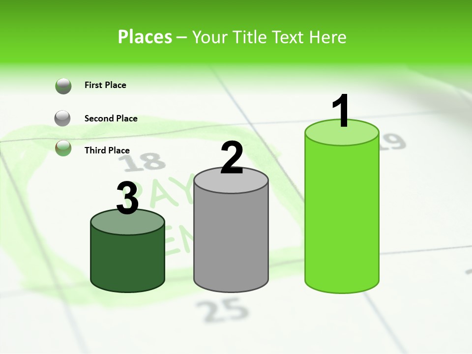 Mark Calendar Accounting PowerPoint Template