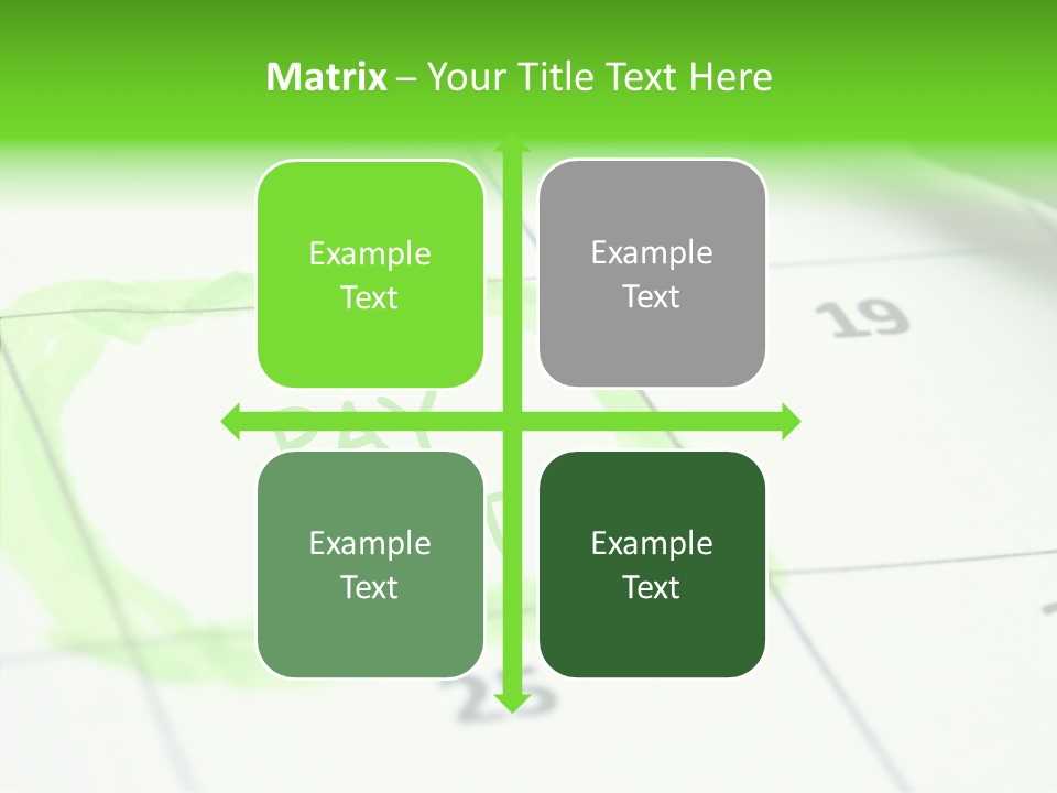 Mark Calendar Accounting PowerPoint Template