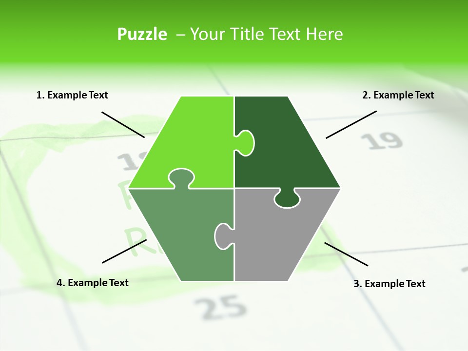 Mark Calendar Accounting PowerPoint Template