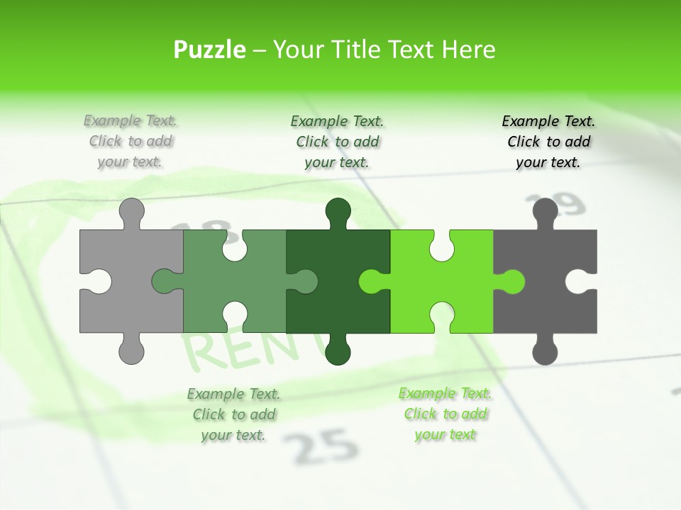 Mark Calendar Accounting PowerPoint Template