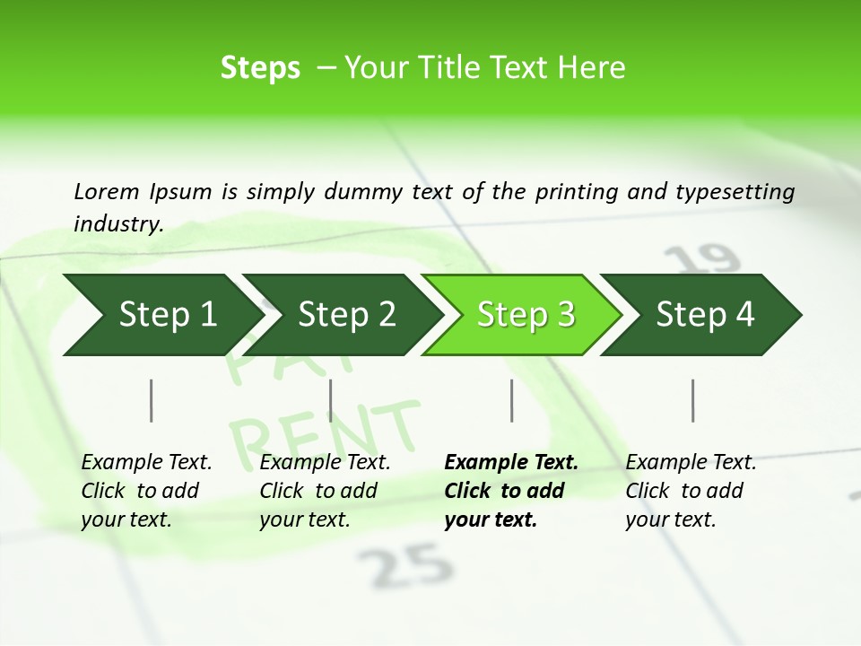 Mark Calendar Accounting PowerPoint Template