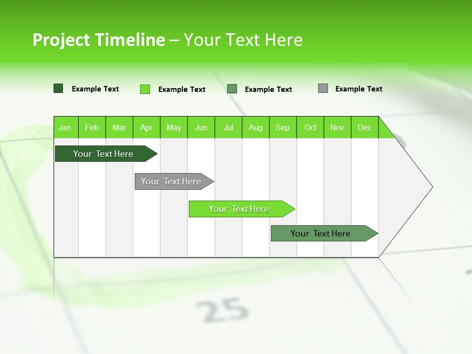 Mark Calendar Accounting PowerPoint Template