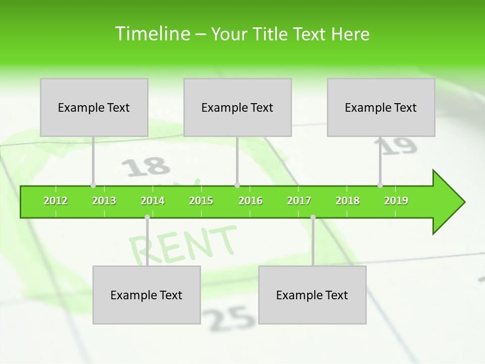 Mark Calendar Accounting PowerPoint Template
