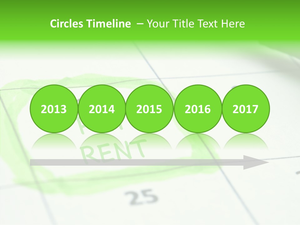 Mark Calendar Accounting PowerPoint Template