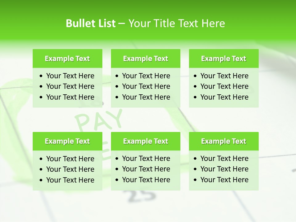 Mark Calendar Accounting PowerPoint Template