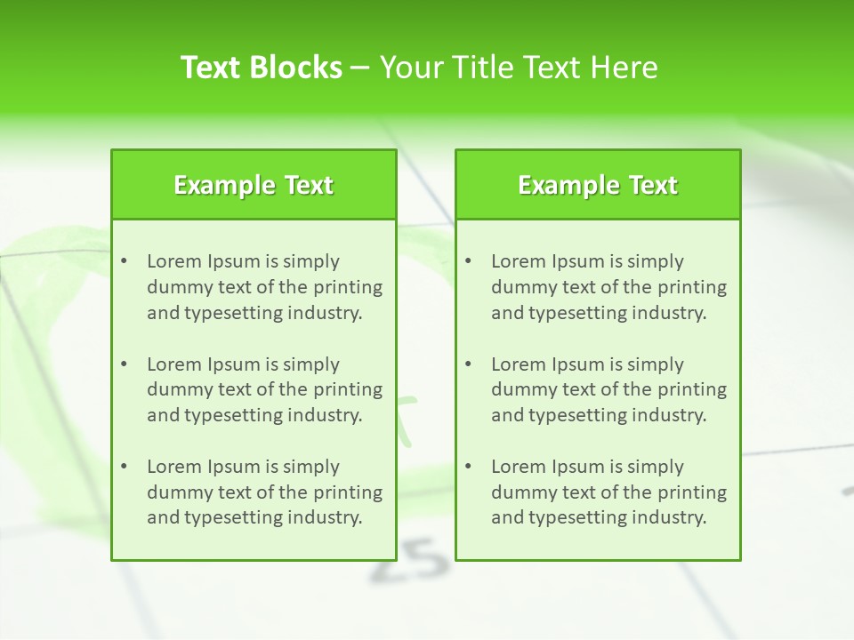 Mark Calendar Accounting PowerPoint Template