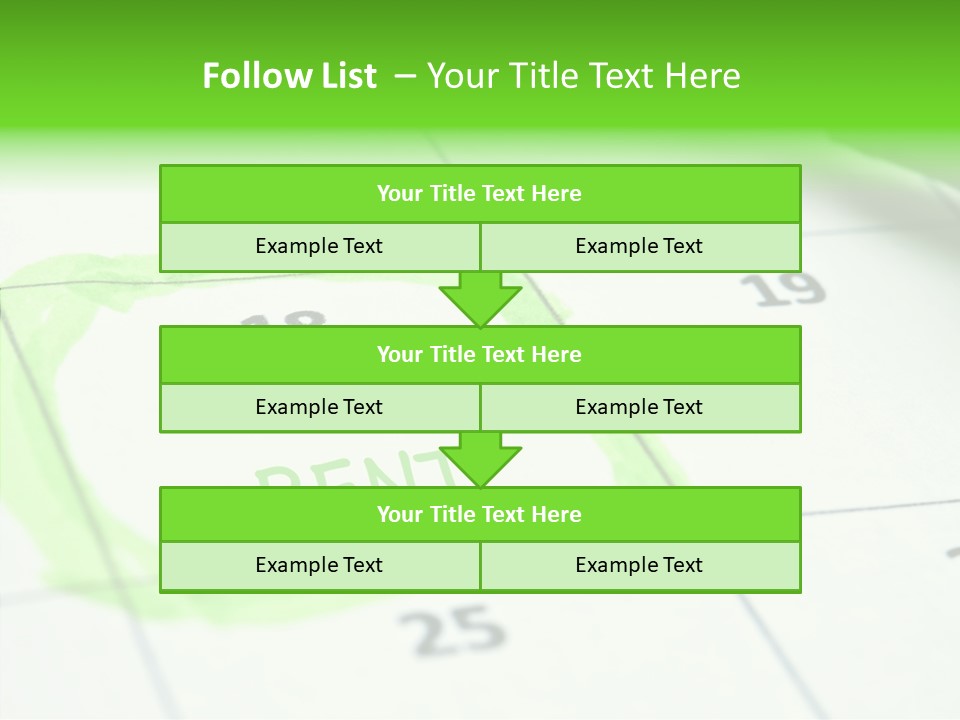 Mark Calendar Accounting PowerPoint Template